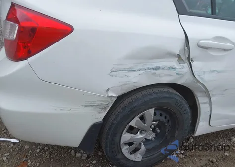 2012 Honda Civic Lx from USA, damaged, VIN 19XFB2F56CE383893